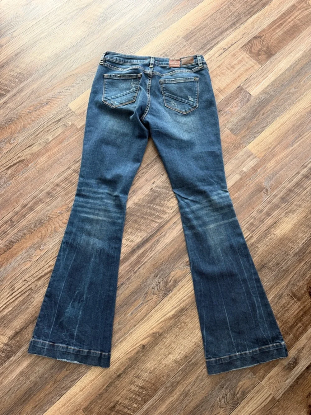Dear John Blue Distressed Flare Dear John Jeans - Picture 2 of 5
